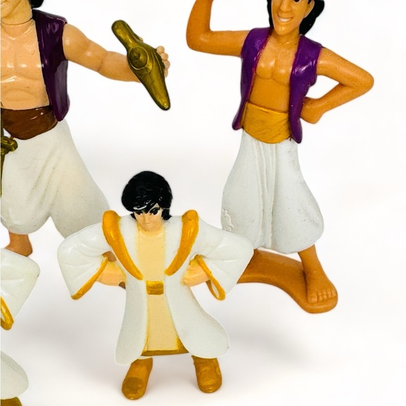 Disney Aladdin Figure Toy Lot Of 8 Jafar Abu Sultan Genie - Picture 2 of 9
